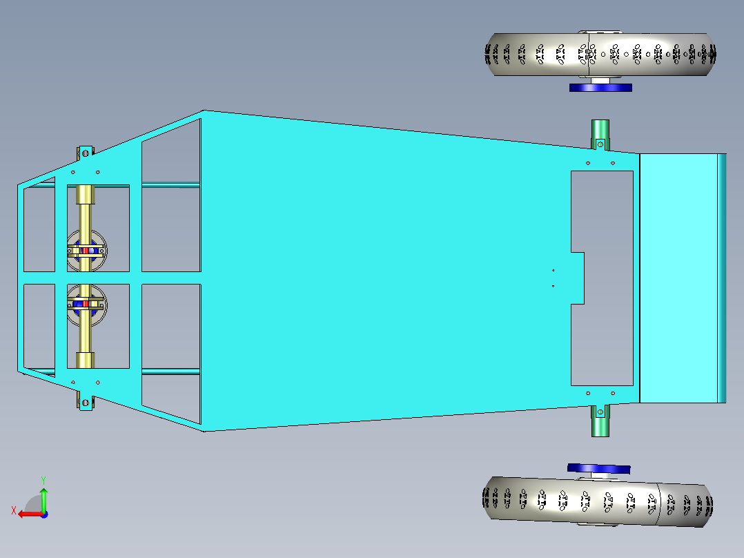 B3003941-卡丁车越野车后视图