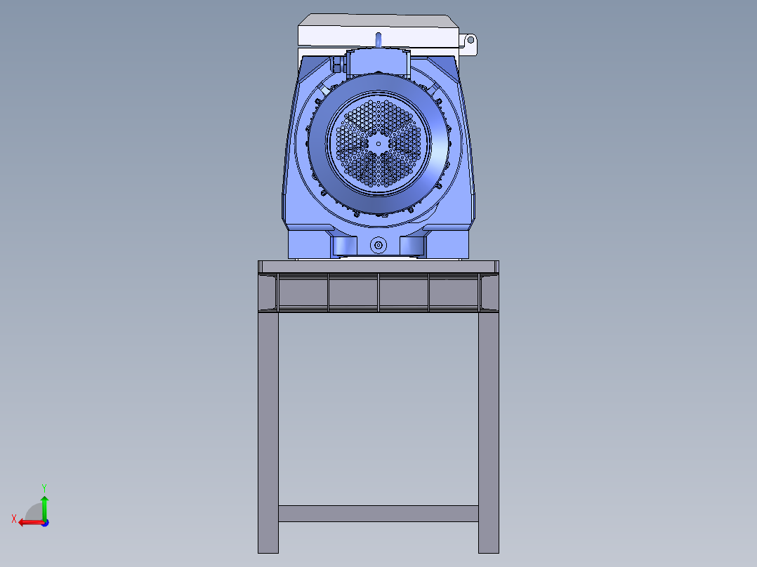 破碎机、切碎屑机后视图