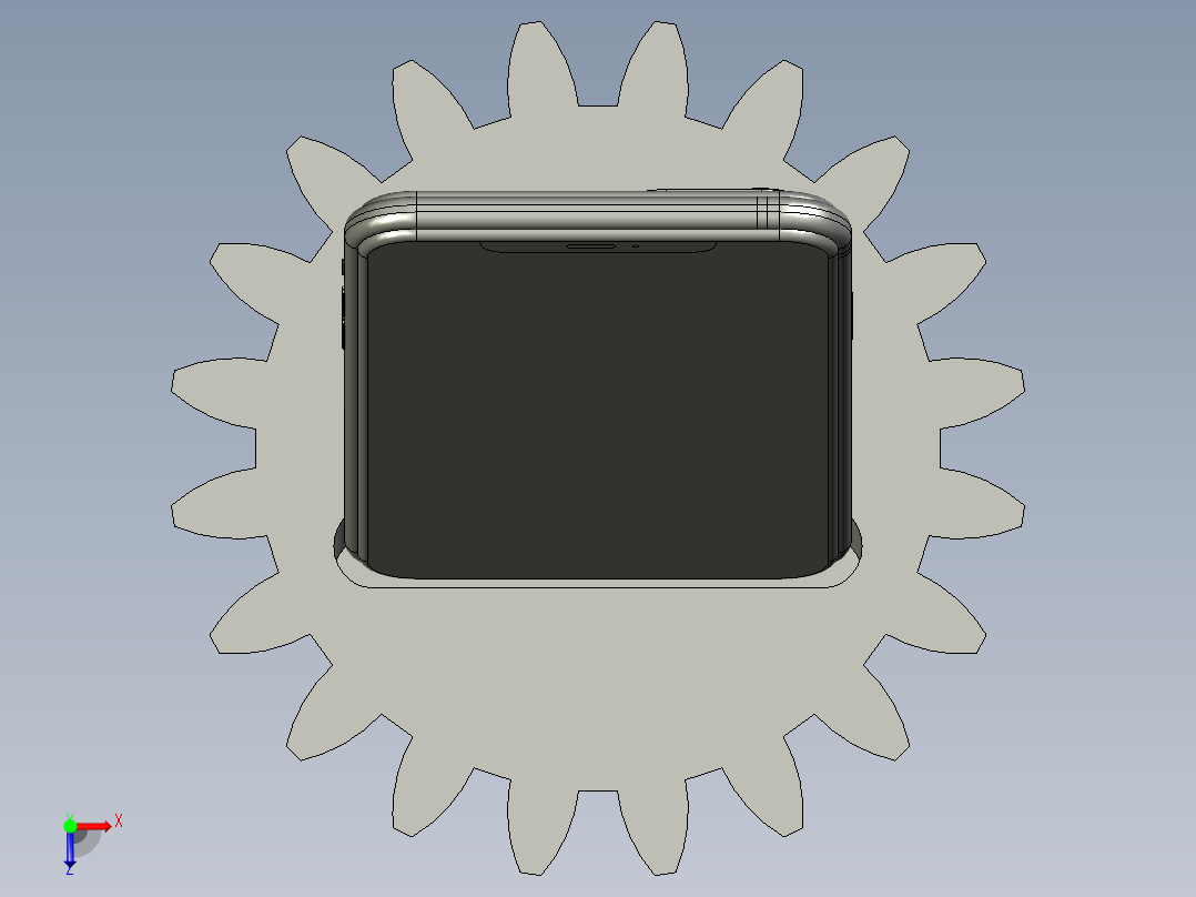 手机支架93俯视图