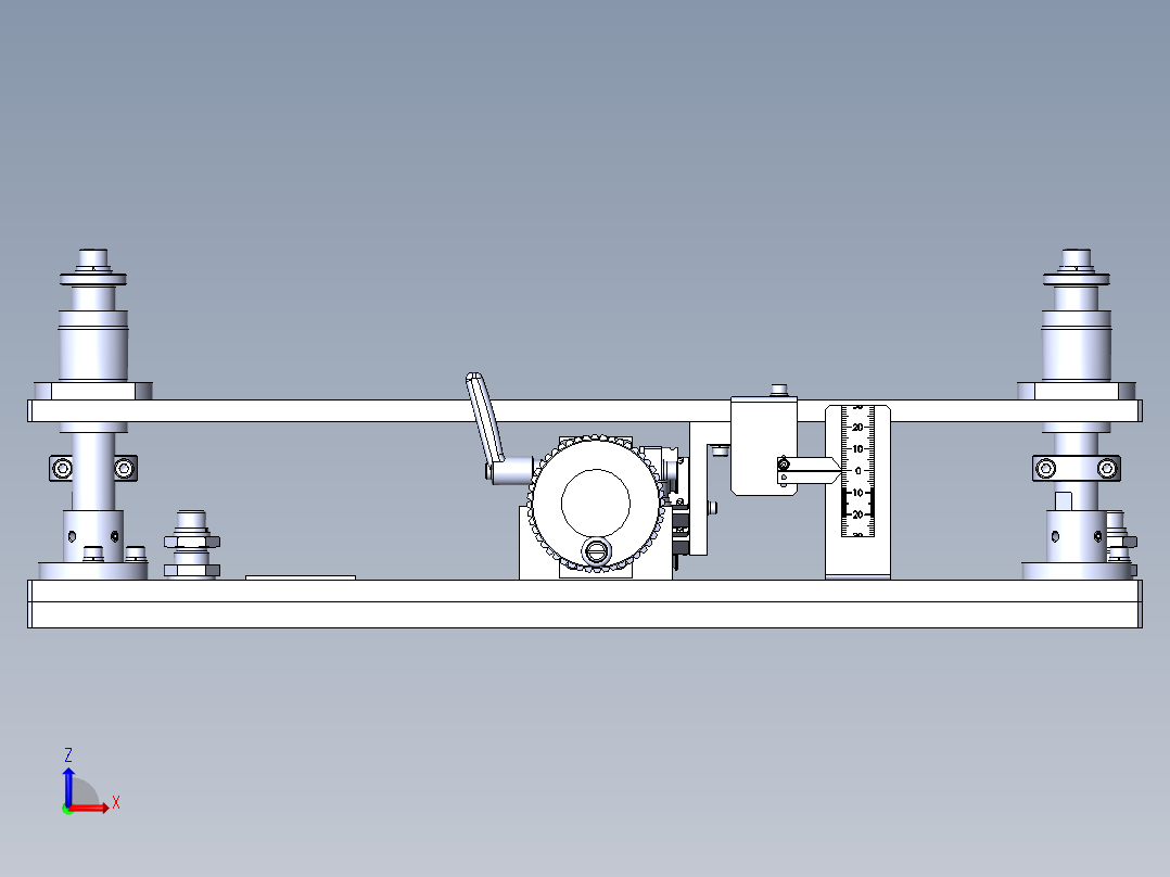 升降机构前视图