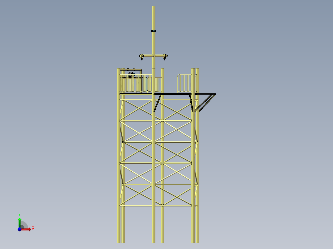 站台卷扬机   sw18前视图