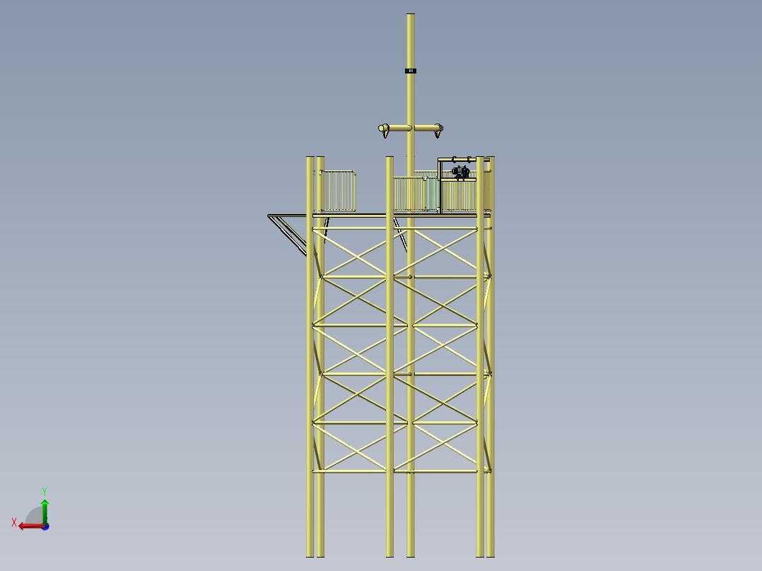 站台卷扬机   sw18后视图