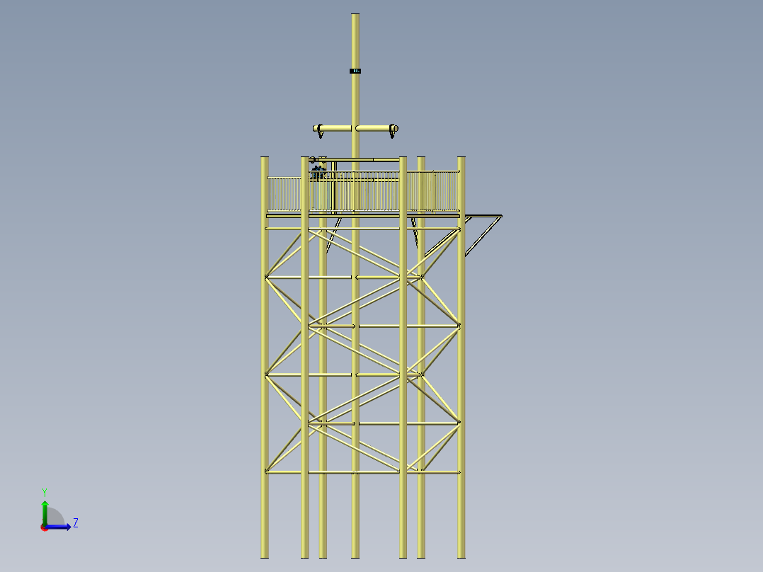 站台卷扬机   sw18左视图