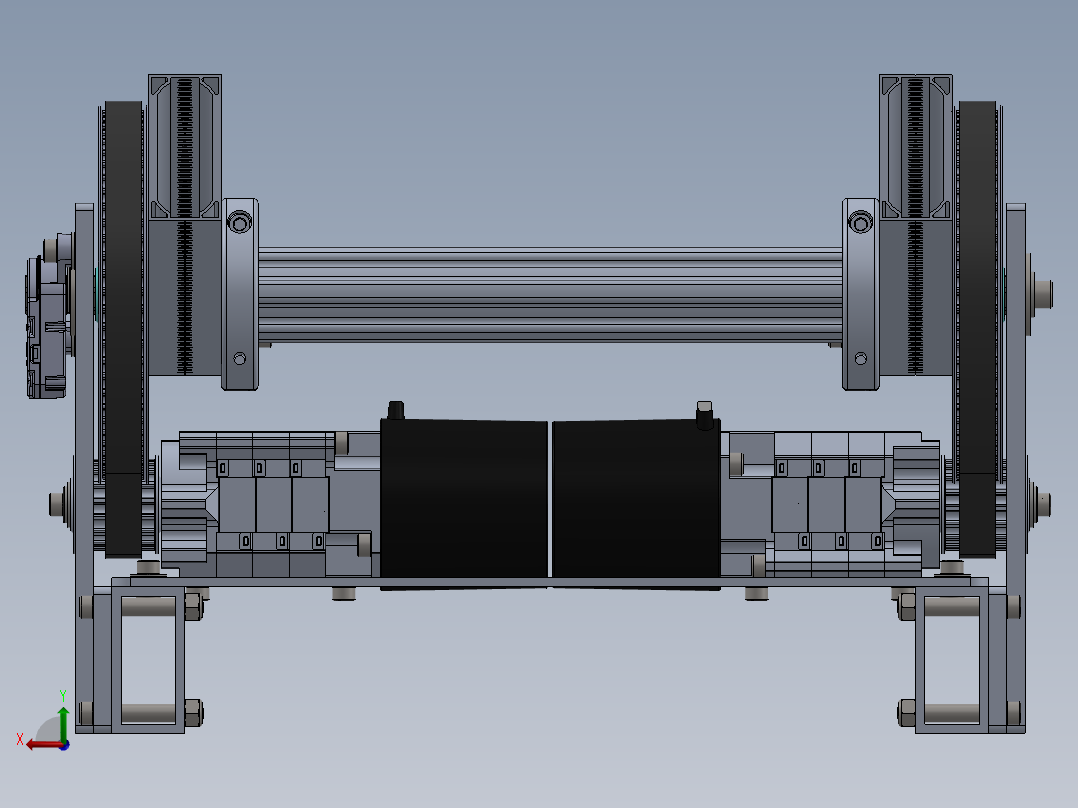 2025 示例臂的 FRC 2342 CAD 库后视图