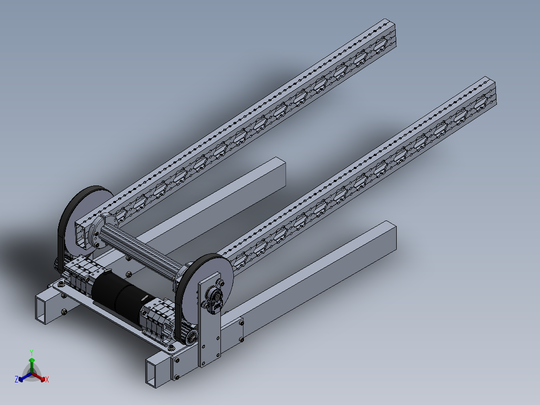 2025 示例臂的 FRC 2342 CAD 库正等轴测图