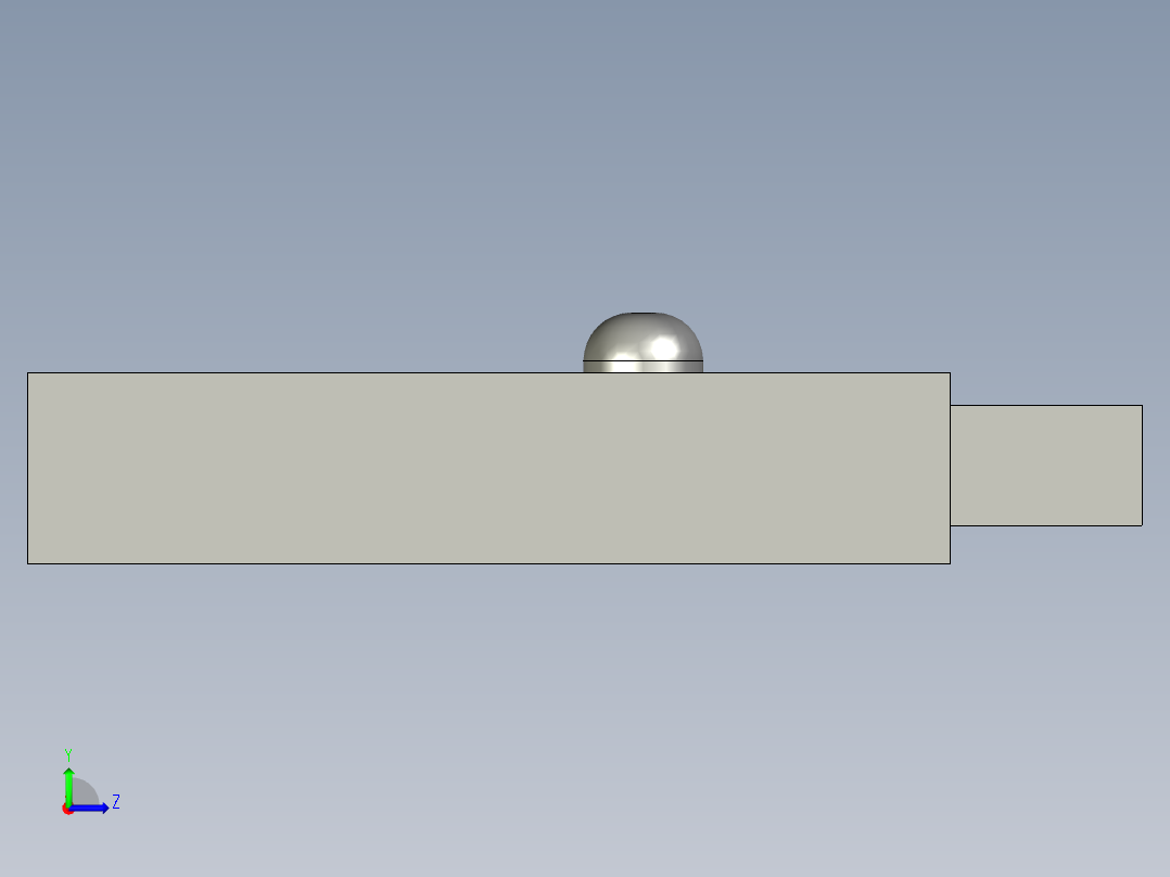 3寸自弹插销-LXYC-BOSS左视图