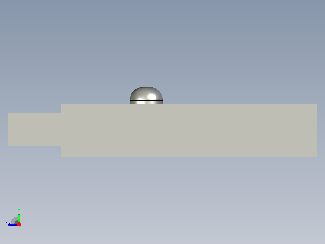 3寸自弹插销-LXYC-BOSS右视图