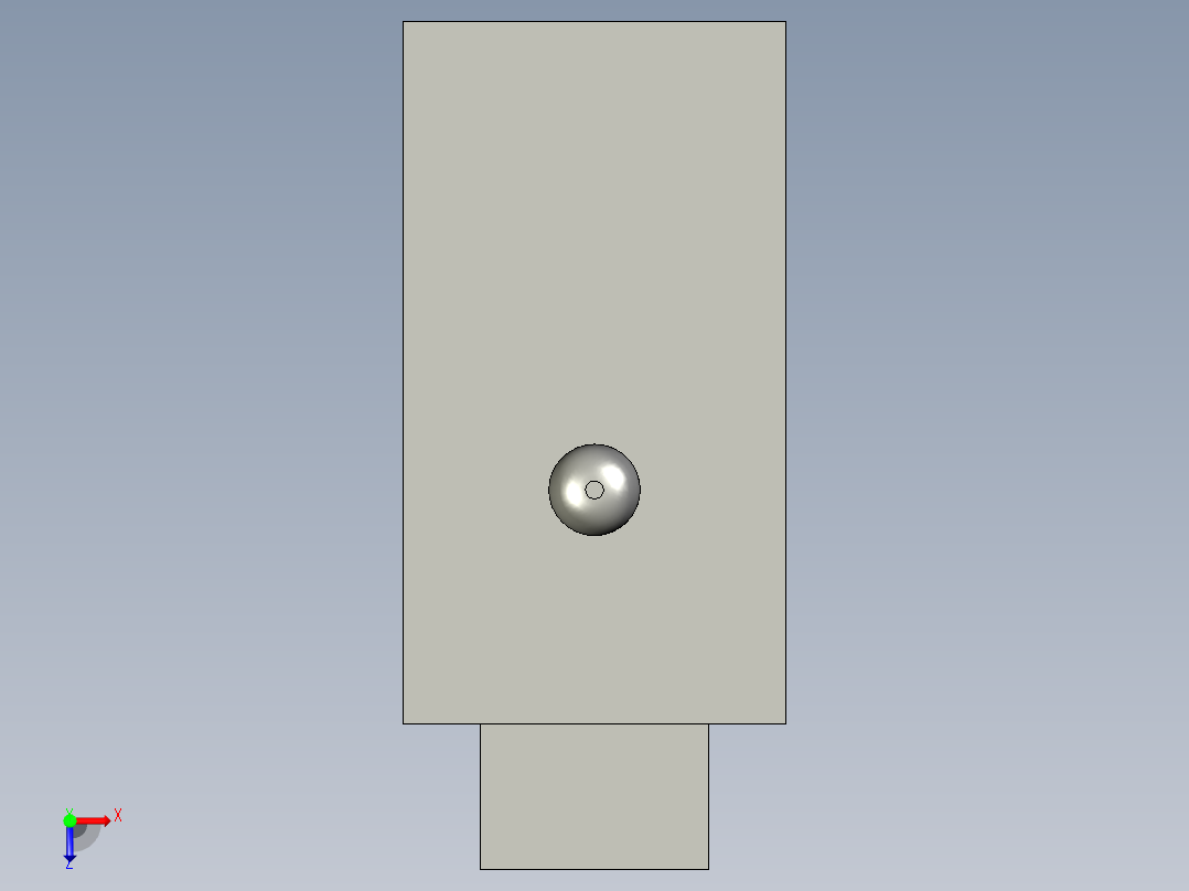 3寸自弹插销-LXYC-BOSS俯视图