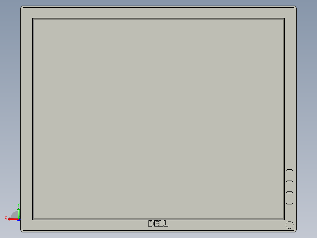 第一台nut-前左DEll17寸显示器29020159后视图