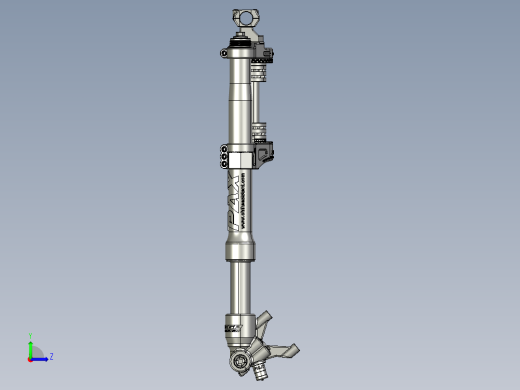 山地车自行车铝合金可锁死避震前叉减震器左视缩略图