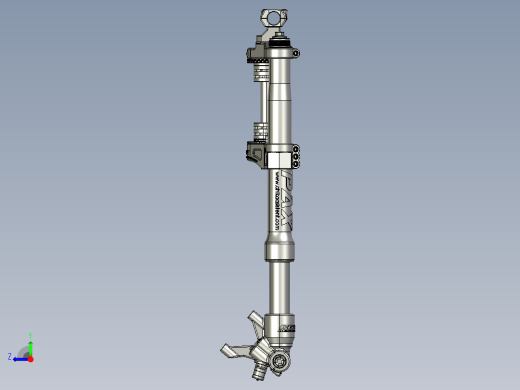 山地车自行车铝合金可锁死避震前叉减震器右视缩略图