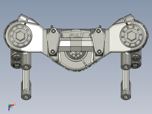山地车自行车铝合金可锁死避震前叉减震器俯视缩略图