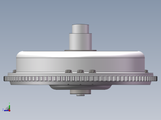 一汽丰田柯斯达离合器设计【含SW三维图】右视缩略图