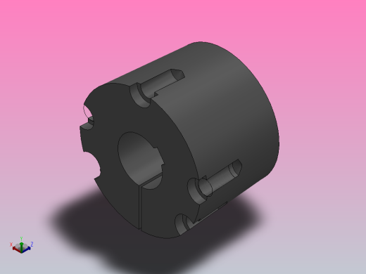 锥套_4545-60正等轴测缩略图