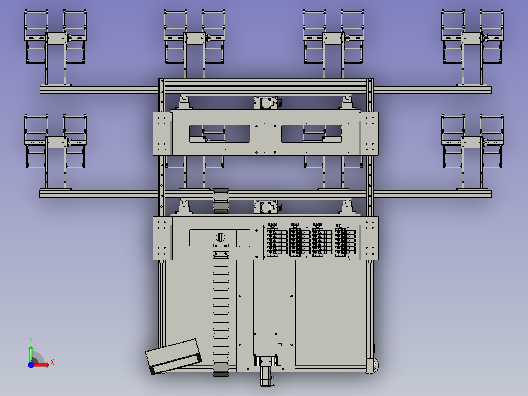 0102机械手单元前视图