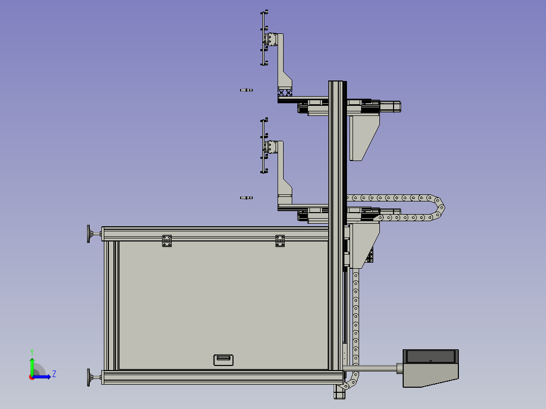 0102机械手单元左视图