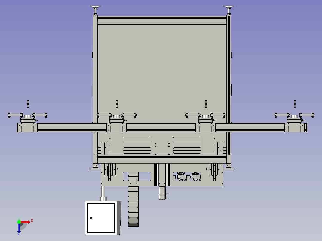 0102机械手单元俯视图