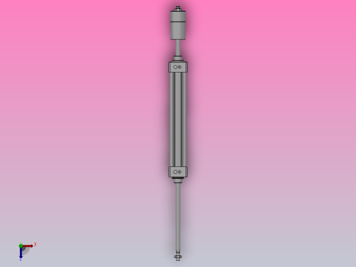 行程可调气缸（QC95系列）[QC95-B-32-200-XC8]俯视缩略图