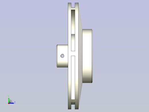 复古系列泵叶轮左视缩略图