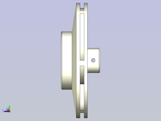 复古系列泵叶轮右视缩略图