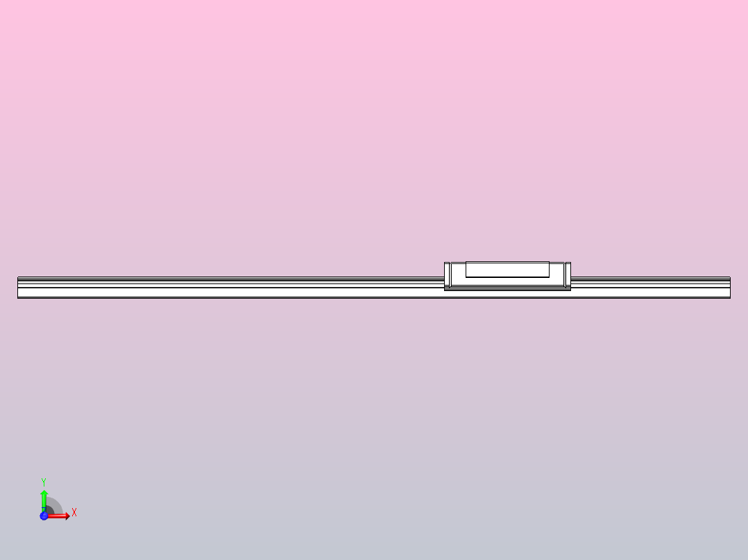 直线导轨滑块-MGW7C2R175Z0C前视图