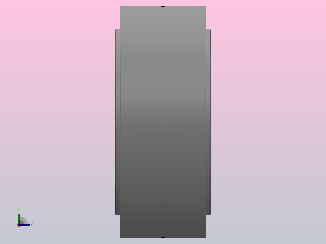 轧机用双列圆锥滚子轴承（350000型）_11系列 351160左视图