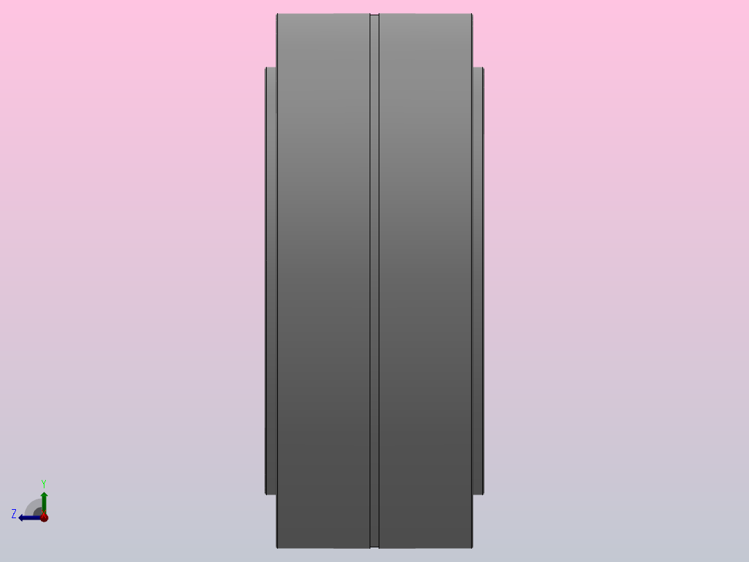 轧机用双列圆锥滚子轴承（350000型）_11系列 351160右视图