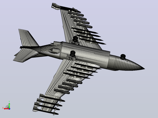 DATC D-1 Firehawk飞机后视缩略图