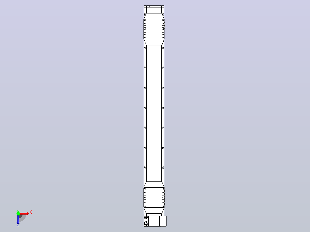 皮带直线轴双滑块型TPA-GCBS-150-P80-L500-RP-M75-N3俯视图
