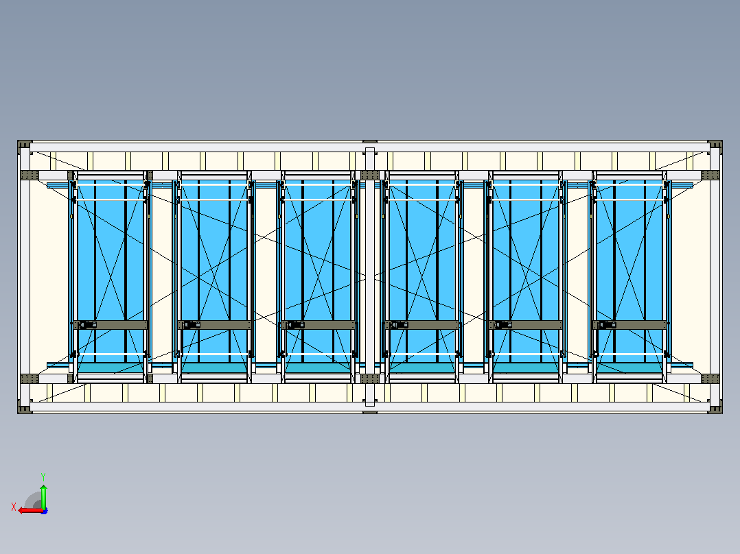升降横移式立体车库 CAD+说明+三维后视图
