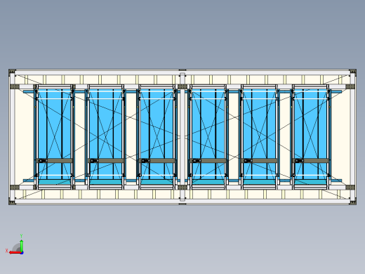 升降横移式立体车库 CAD+说明+三维后视缩略图