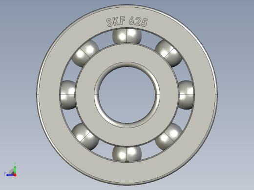 5毫米轴承SKF 625 (RS 286-7811)右视缩略图