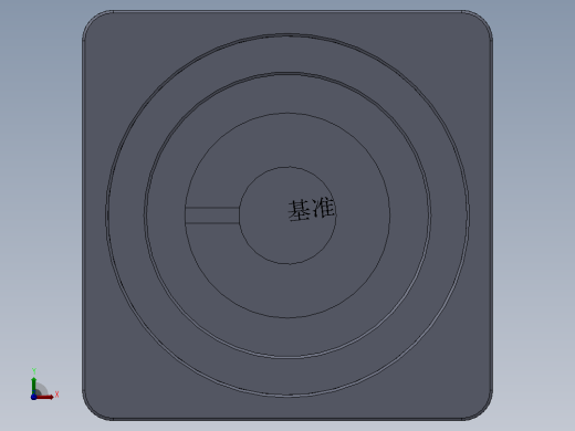ZDR精密行星50W二级后端盖前视缩略图