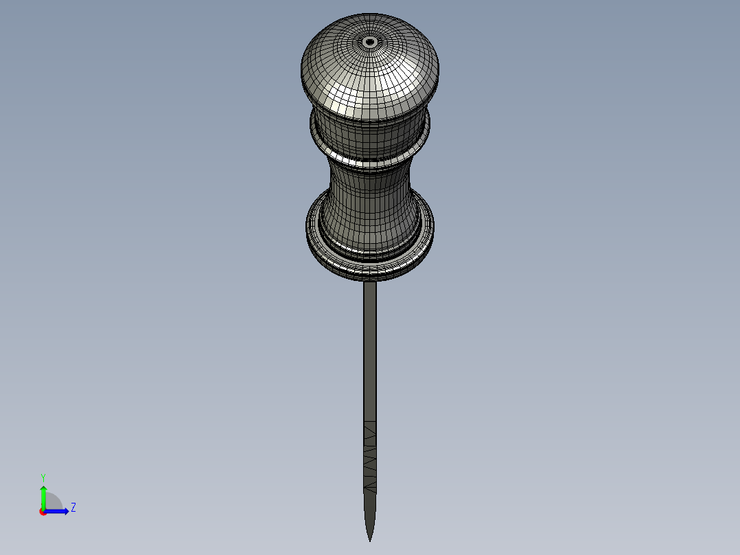 康巴藏刀左视图