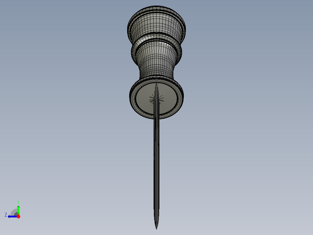 康巴藏刀右视图