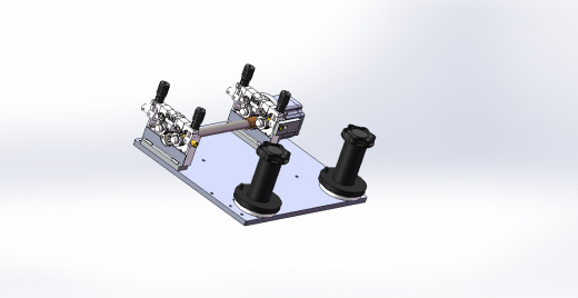步进式双驱动送丝机3D模型缩略图