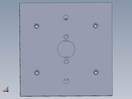 石英管型分离器模具模架SW2015含特征后视缩略图