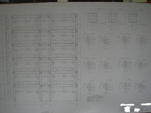 【六层】5300平米左右一字型框架结构教学楼（建筑图、结构图、计算书）缩略图