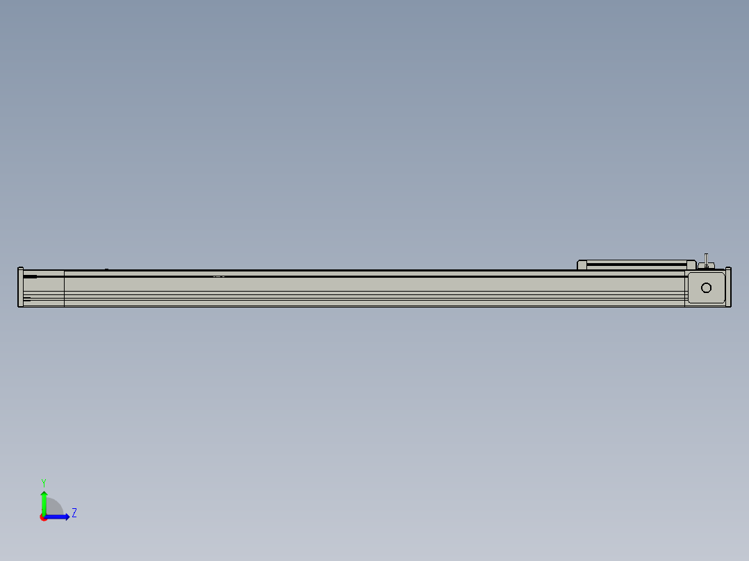 欧规系列-LB8-L150-S1100-BL-ZP75-C3左视图