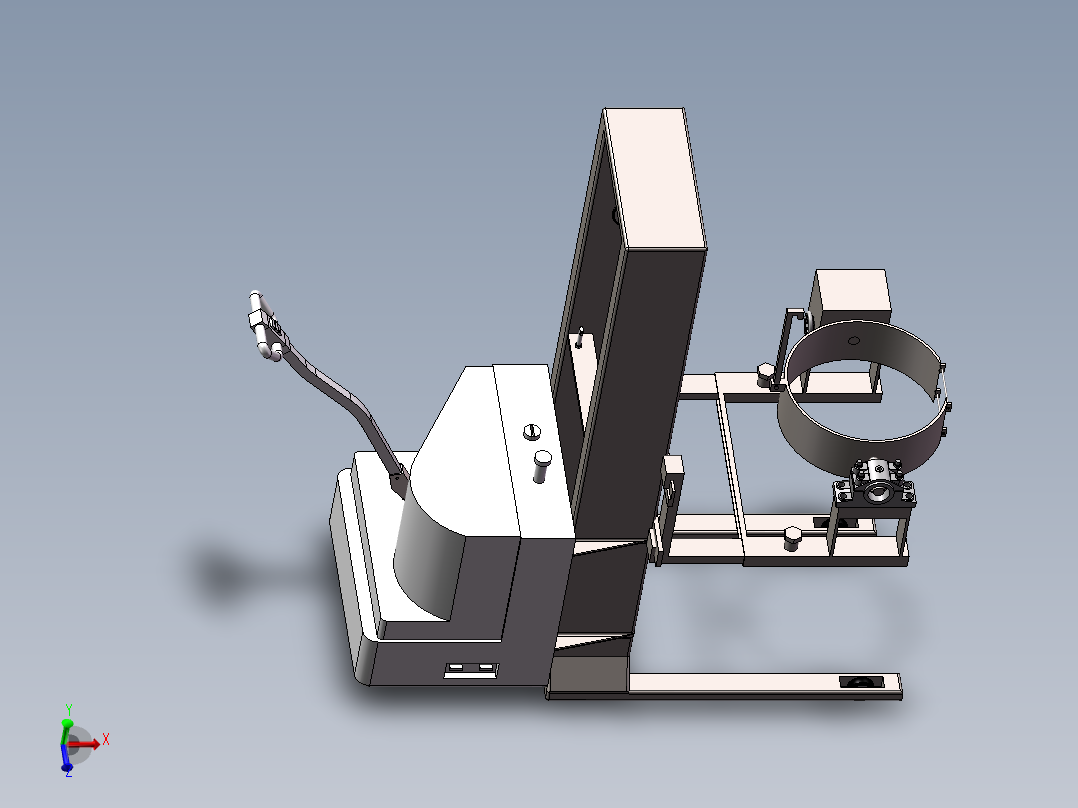 随行式电动叉车