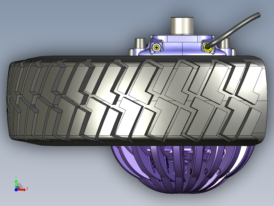 陶瓷盘式制动器前视图
