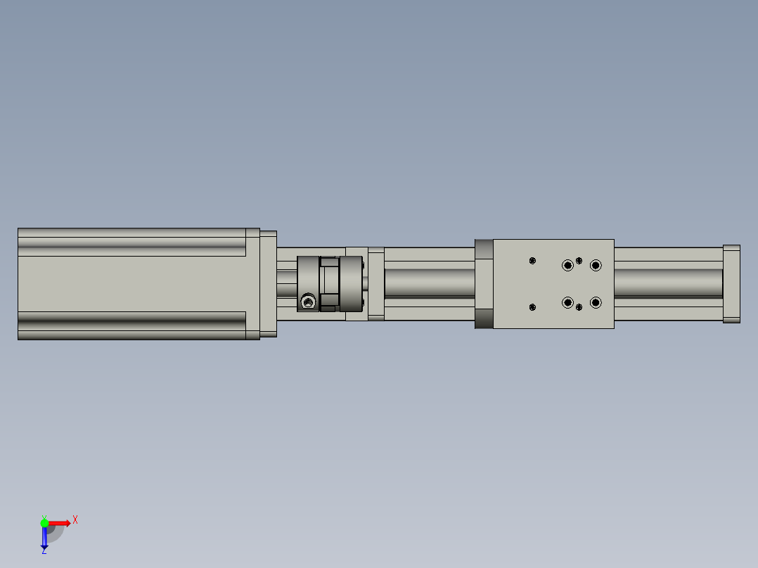 模组FSK40-L10C7-BC-T40（100行程）俯视图
