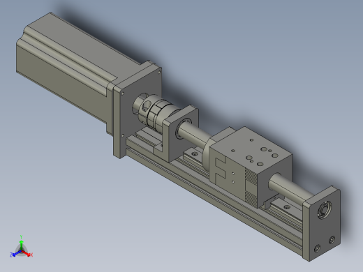 模组FSK40-L10C7-BC-T40（100行程）正等轴测缩略图