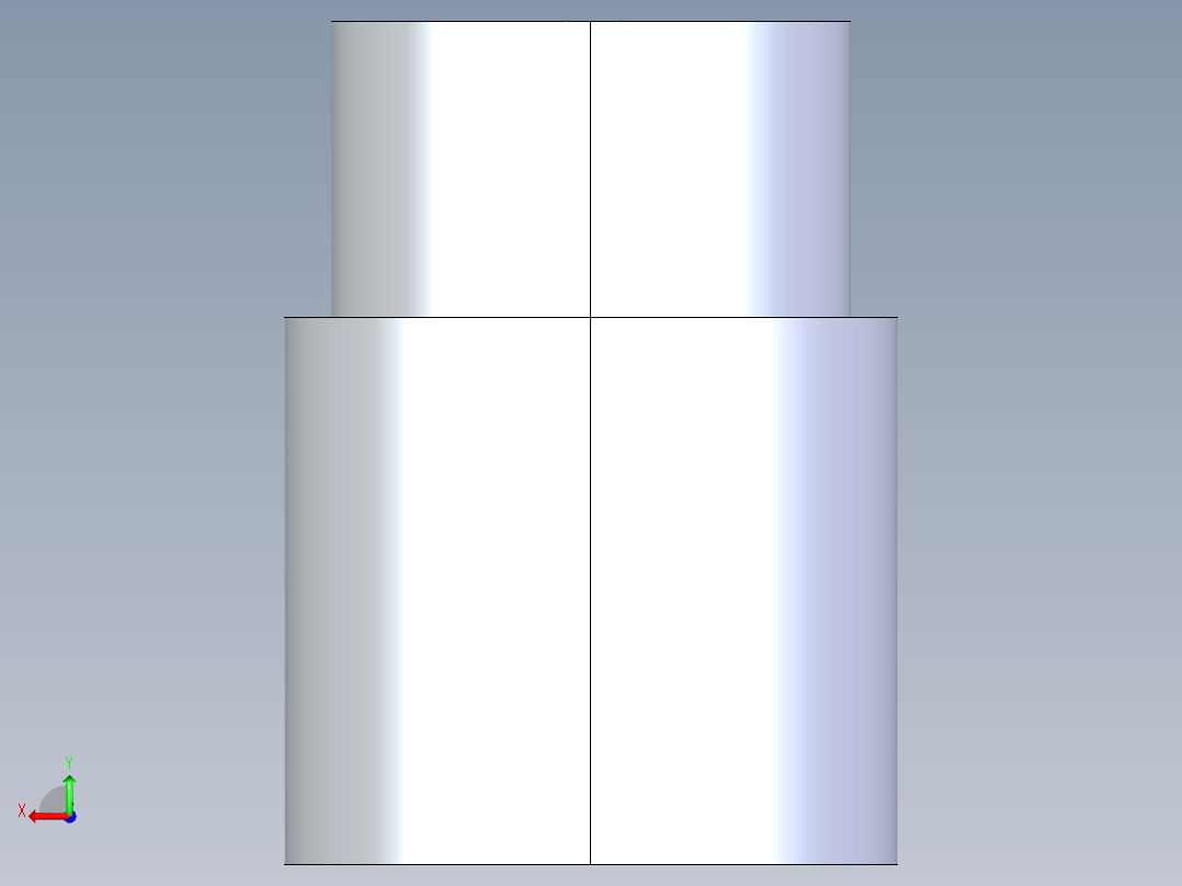 CPVC管件11-Sch80_ReducerCoupling_SxS_9829-101_0.75in x 0.5in后视图