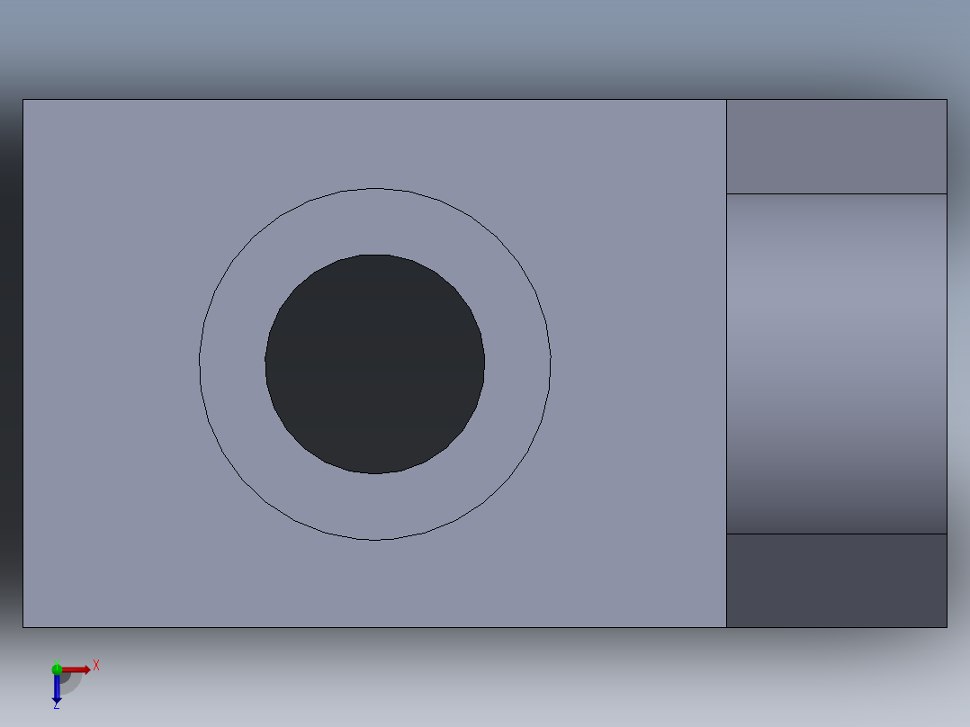 机械零件图10俯视图