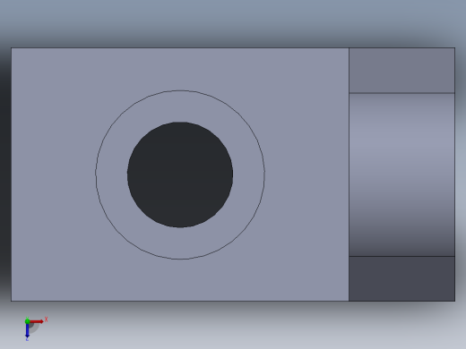 机械零件图10俯视缩略图