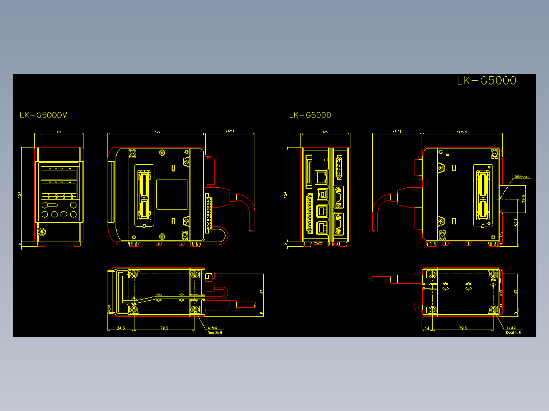 基恩士lkg5000_cad_kc图纸模型