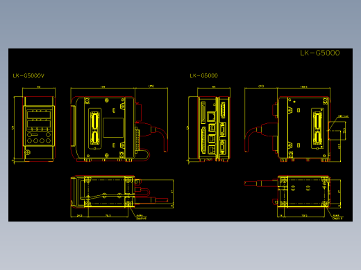 基恩士lkg5000_cad_kc图纸模型