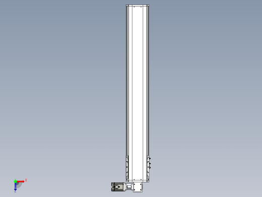 东锦同步带传动-直线滑台模组DH210B-L150-S1250-BL-P750W-C3俯视缩略图