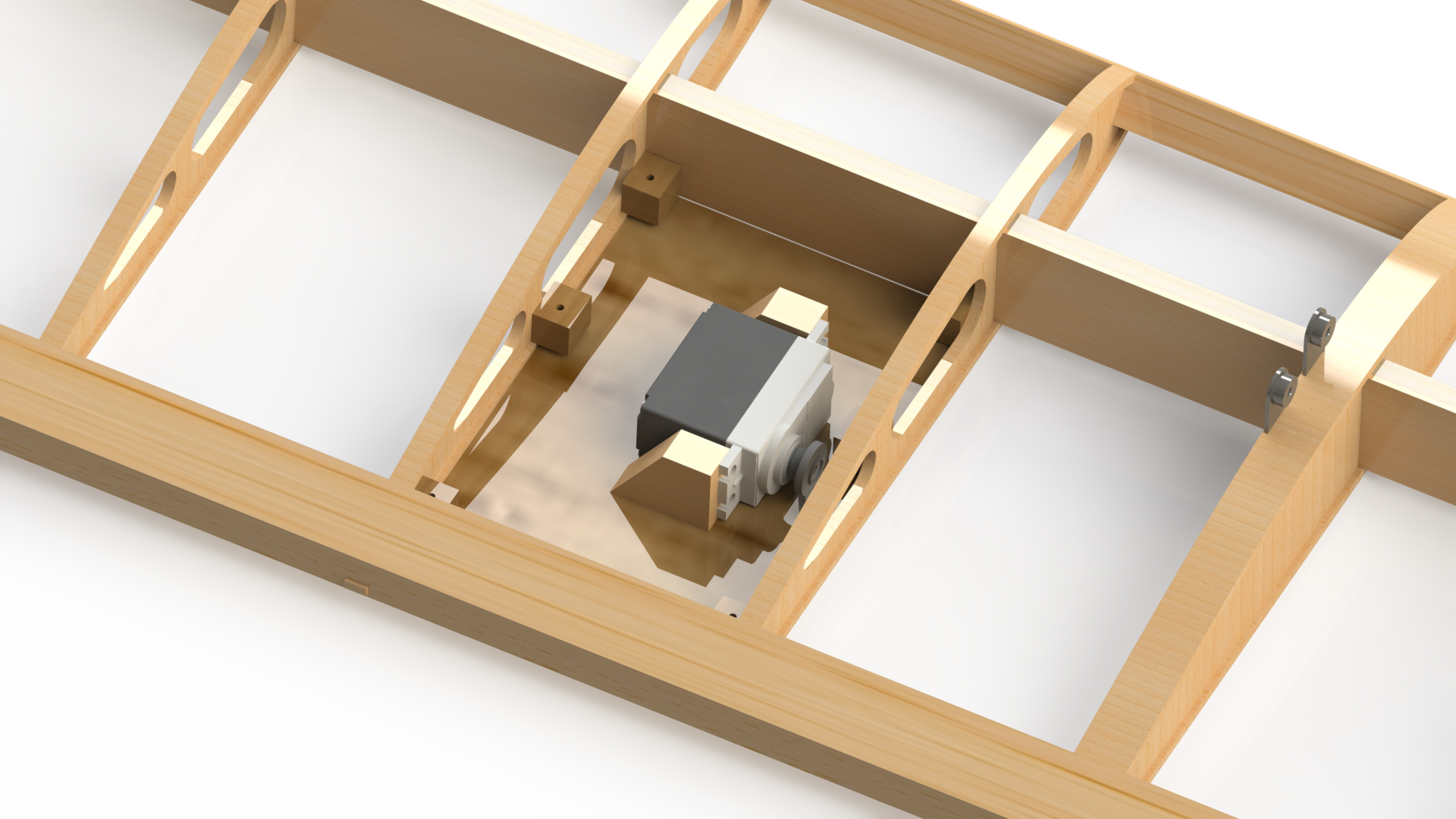 F 福克三翼机 14比例遥控航模飞机 机械设计参考资料 3D建模